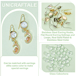 32 шт. 2-х цветные крючки для сережек из нержавеющей стали 304 STAS-UN0056-81