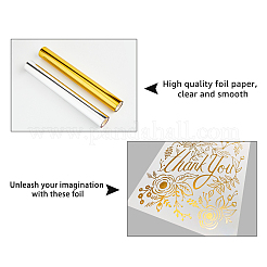 2 Rolle 2 Farben Haustier-Stempel-Heißfolienpapier&nbsp;DIY-FH0004-95