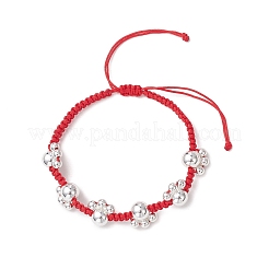 Браслеты из бисера с гальваническим покрытием из немагнитного синтетического гематита с отпечатком лапы&nbsp;BJEW-JB12085-02