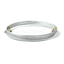 Fil d'aluminium rond texturé&nbsp;X-AW-R004-2m-01