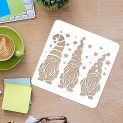 Grands modèles de pochoirs de peinture de dessin réutilisables en plastique&nbsp;DIY-WH0202-076