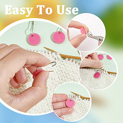 10 шт. 10 стильных акриловых подвески с номером 0~9 HJEW-AB00651