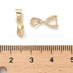ベイルにスナップメッキ真鍮ラック  長持ちメッキ  鉛フリー＆カドミウムフリー  ライトゴールド  14mm  穴：4.5x3.5mm&nbsp;KK-R211-03KCG
