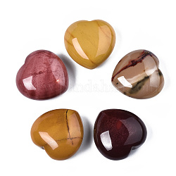Натуральный камень любви сердце мукаит, карманный пальмовый камень для балансировки рейки, 29.5~30x30x14~15 мм