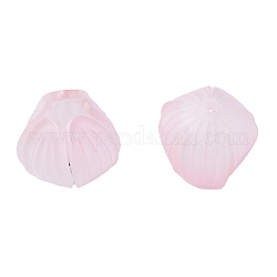 Kunststoff-Perlen, Blume, rosa, 13x13x12 mm, Bohrung: 1.2 mm