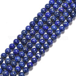 Filo di Perle lapis lazuli naturali , grade a-, tondo, 6mm, Foro: 1 mm, circa 62pcs/filo, 16 pollice