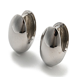 Серьги-кольца в форме яйца, украшения из латуни для женщин, без кадмия и без свинца, платина, 20.5x12 мм