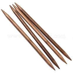 Ferri da maglia a doppia punta in bambù (dpns), Perù, 250x10mm, 4pcs/scatola