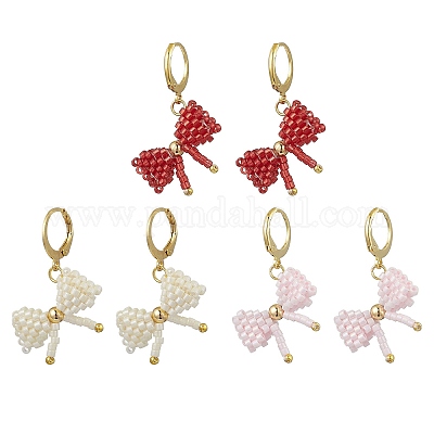 3 пара серег с застежкой-рустиком из нержавеющей стали 304 для женщин EJEW-MZ00381-1