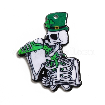 Акриловые подвески с принтом на хэллоуин MACR-G059-07F-1