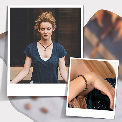 240 шт. 6 деревянных бусины в стиле ретро WOOD-GA0001-44-1