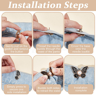 10 стиль пуговицы из сплава в виде цветка и бабочки FIND-DR0001-89-1