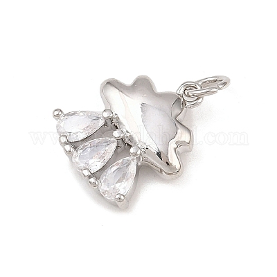 Латунные микро проложить кубического циркония подвески KK-G544-24P-1