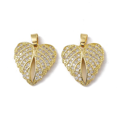 Латунные микро проложить кубического циркония подвески KK-E068-VC040-1