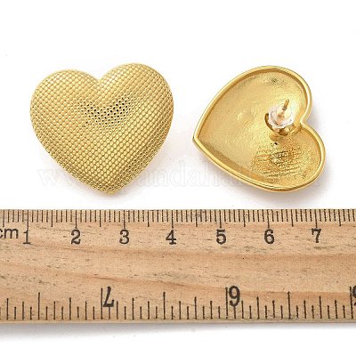 Серьги-гвоздики из нержавеющей стали 304 EJEW-C137-01G-1