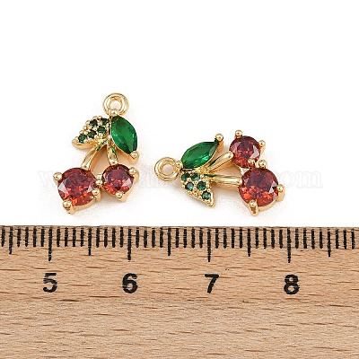 Латунные микро проложить кубического циркония подвески KK-C115-03B-03G-1