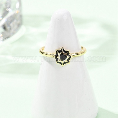 Messing Micro Pave Zirkonia Manschette offene Ringe&nbsp;RJEW-Z126-01G-1