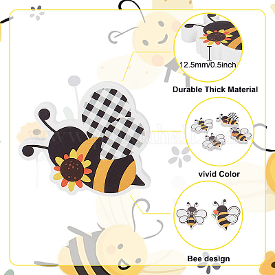 Украшения для выставок деревянной скульптуры AJEW-WH0554-93-1