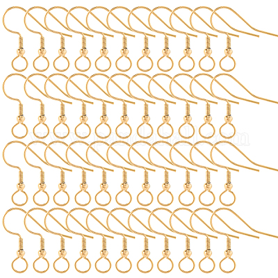 100 шт. крючки для сережек из нержавеющей стали 304 STAS-SC0010-42G-1