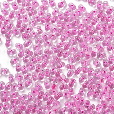 Светящиеся стеклянные бусины SEED-A033-07J-1