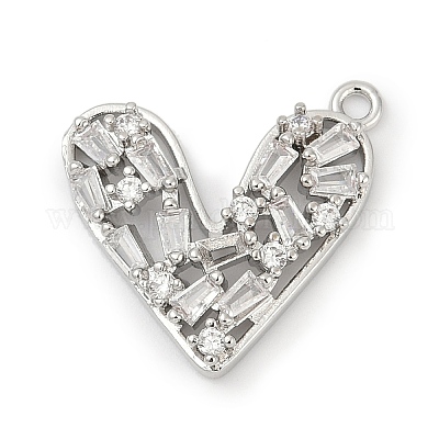 Латунные микро проложить кубического циркония подвески KK-G526-18P-1