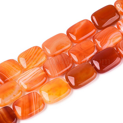 Природный агат бисер нитей G-N356-03A-17-1