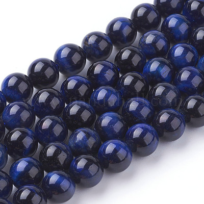 6MM Natural South Africa Blue Tiger eye Beads 15'' 
