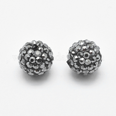 Ручной полимерной глины шариков Rhinestone RB-L030-18A-10mm-1