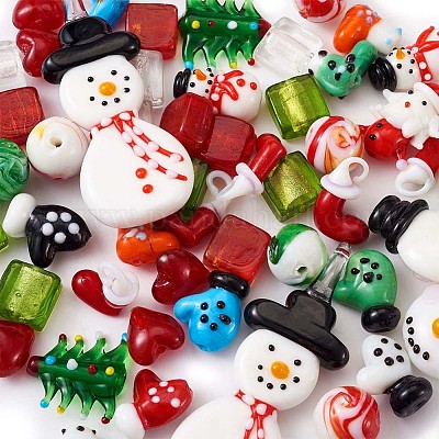 Бусины лэмпворк  LAMP-TA0002-02-1