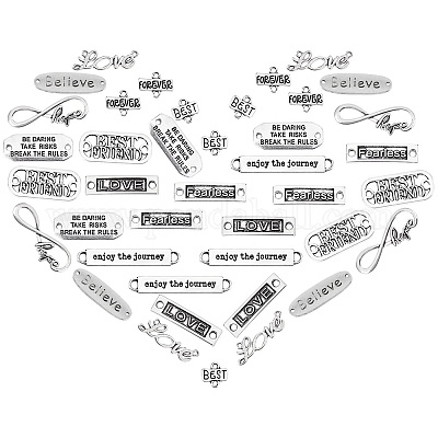 Соединители из сплава в тибетском стиле PALLOY-SC0003-22AS-1