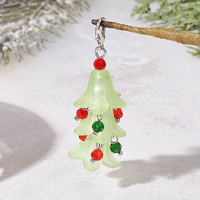 Акриловые подвесные украшения HJEW-JM04473-01-1