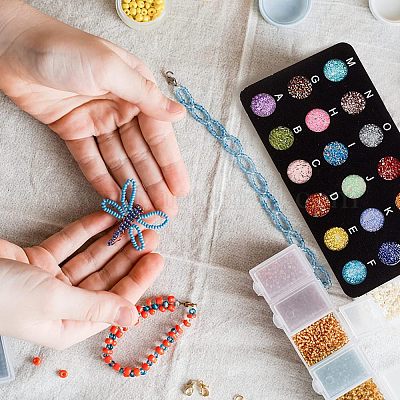 Пластиковые бисера доски дизайна&nbsp;TOOL-WH0125-44-1