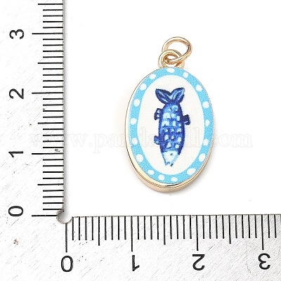 Латунь эмаль подвески&nbsp;LS-ENAM-I086-08A-1