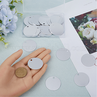 25шт алюминиевые подвески FIND-SP0002-55B-S-1