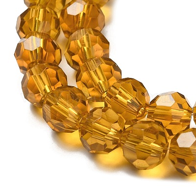 Прозрачные стеклянные бусины EGLA-A035-T8mm-D04-1