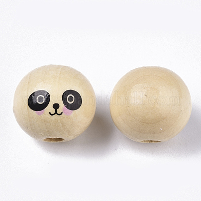 Европейский бисер из натурального дерева WOOD-S055-16B-1