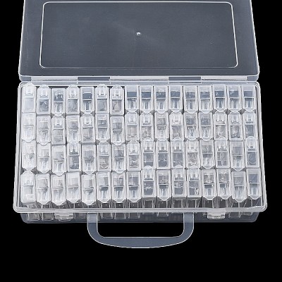 (распродажа бракованных коробок: поцарапанные) прямоугольные пластиковые органайзеры с ручками CON-XCP0002-63-1