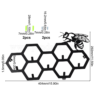 Железный крюк вешалка HJEW-WH0014-92-1