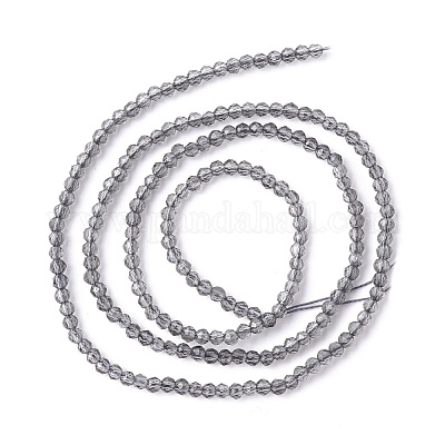 Прозрачные стеклянные бусины GLAA-C019-01A-23-1