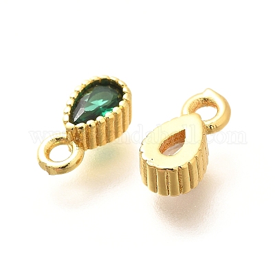 Латунные микро проложить кубического циркония подвески KK-G519-01B-G-1