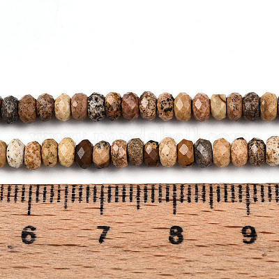 Естественного изображения яшмы бисер нитей G-T141-34-1