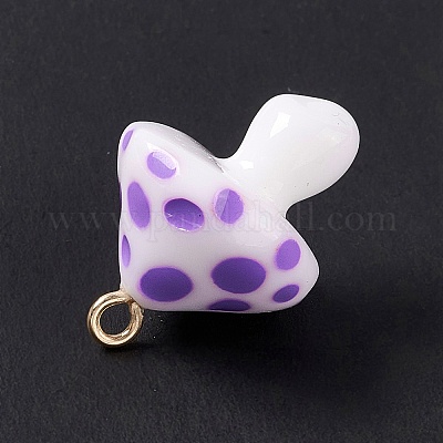 Подвески из непрозрачной смолы RESI-G057-01B-1