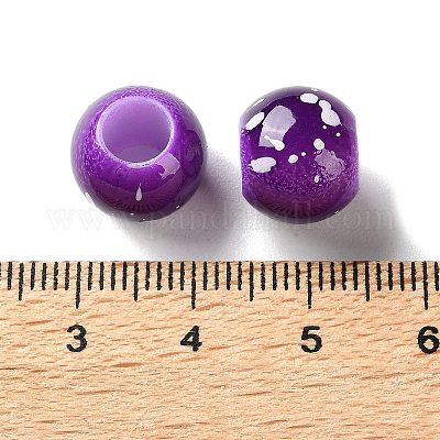 Европейские бусины из АБС-пластика KY-G033-01B-07-1