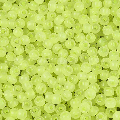 6/0 прозрачный внутри цветной стеклянный бисер SEED-N008-08U-1