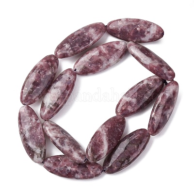Натуральный лепидолит / пурпурный слюдяный камень бисер пряди&nbsp;G-F808-A01-01A-1