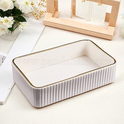 Ящики для хранения из искусственной кожи без крышки AJEW-WH20068-003A-1