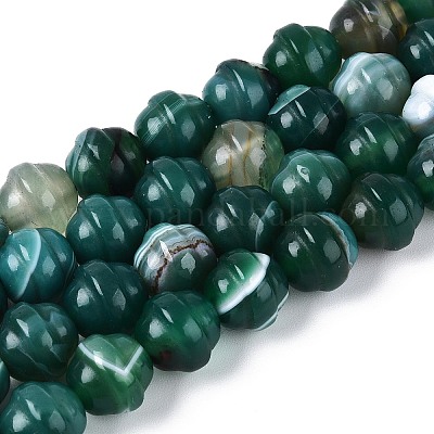 Окрашенные естественный агат бисер пряди G-T144-27B-1