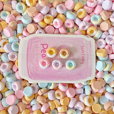 Непрозрачные кабошоны из смолы RESI-H166-25E-1