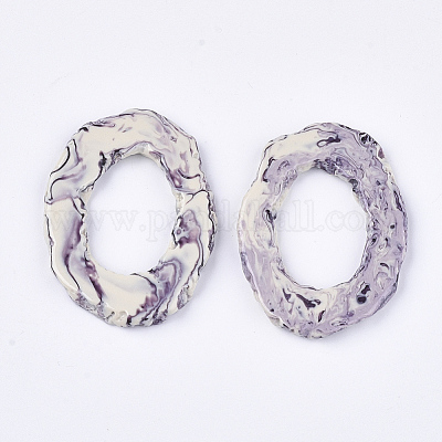 Наполовину просверленные бусины из смолы RESI-S374-31E-1