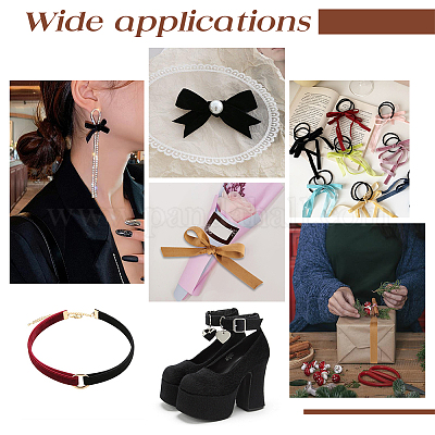 Двухсторонняя бархатная лента SRIB-WH0011-058C-1